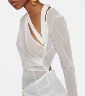 Maxikleid La Robe Piombone aus Tüll | Jacquemus