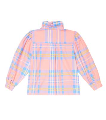 Checked cotton flannel shirt | Mini Rodini