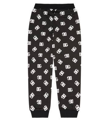 DG cotton sweatpants | Dolce&Gabbana Kids