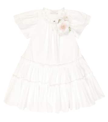 Taffeta flounce dress | Monnalisa