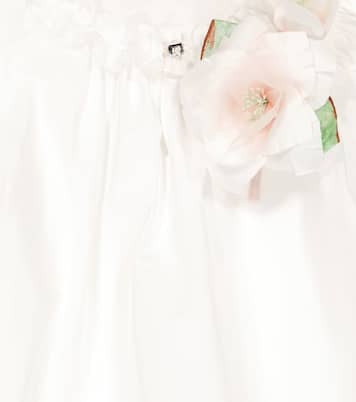 Taffeta flounce dress | Monnalisa