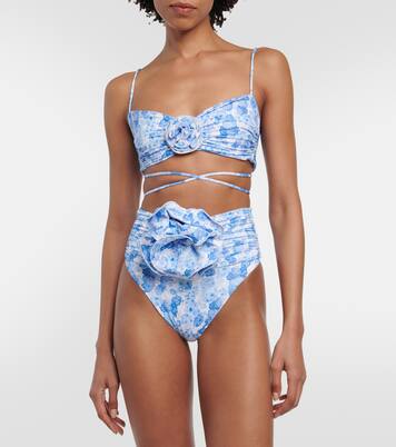 Haut de bikini à fleurs | Magda Butrym