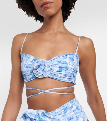 Haut de bikini à fleurs | Magda Butrym