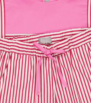 Striped poplin blouse and shorts set | Il Gufo