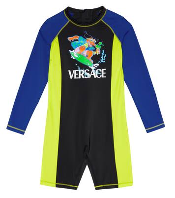 Printed rashguard swimsuit | Versace Kids