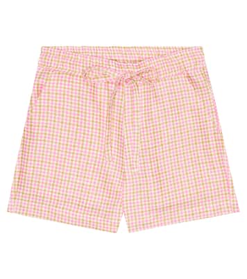 Lex checked linen shorts | Paade Mode