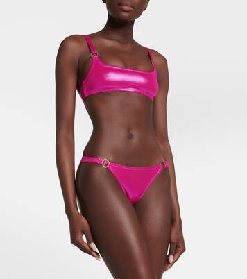 Exclusivité Mytheresa – Haut de bikini Bari métallisé | Melissa Odabash