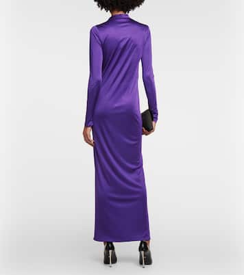 Robe longue en satin | Versace