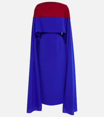 Elina cape midi dress | Roksanda