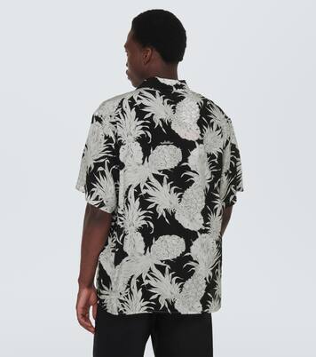 Printed silk bowling shirt | Valentino