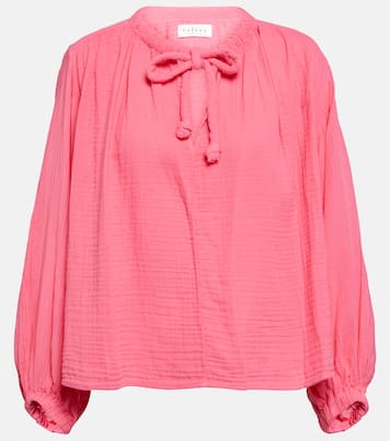 Top Kathleen aus Baumwoll-Gaze | Velvet