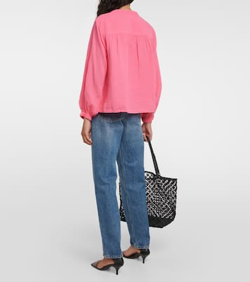 Top Kathleen aus Baumwoll-Gaze | Velvet