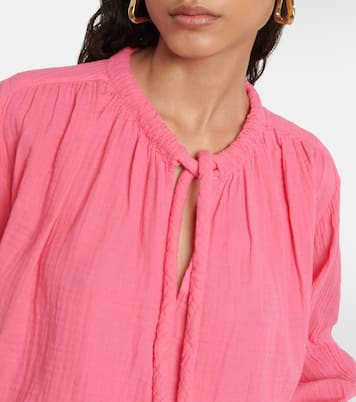 Top Kathleen aus Baumwoll-Gaze | Velvet