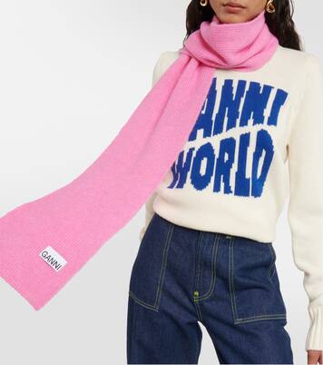 Schal aus einem Wollgemisch | Ganni