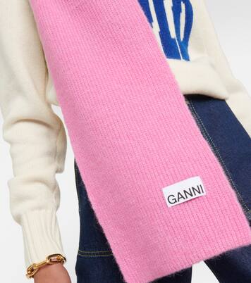 Schal aus einem Wollgemisch | Ganni