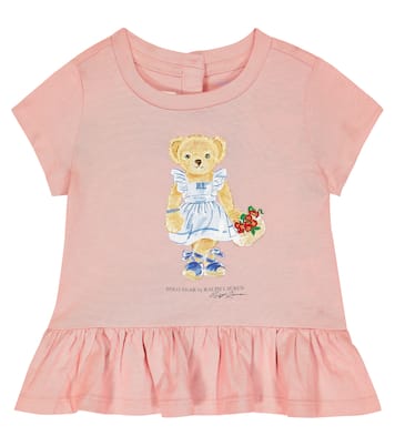 Baby Kleid Polo Bear aus Baumwolle | Polo Ralph Lauren Kids