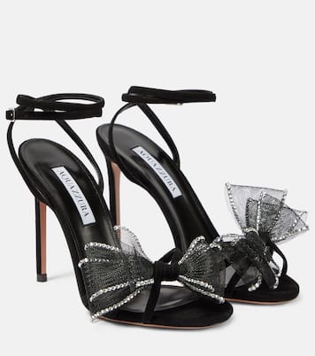 Verzierte Sandalen Reve aus Veloursleder | Aquazzura