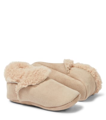 Baby shearling booties | Petit Nord
