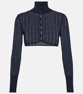 Cropped-Cardigan Crinoline | Alaïa
