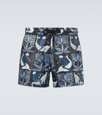 Printed swim trunks | Commas