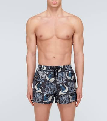 Printed swim trunks | Commas