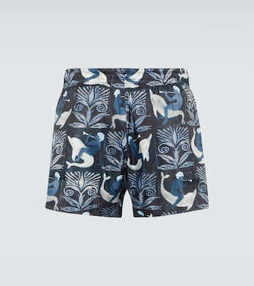 Printed swim trunks | Commas