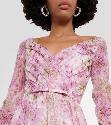 Robe imprimée en soie | Giambattista Valli