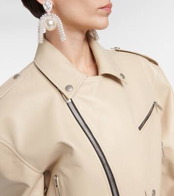 Cropped-Bikerjacke aus Leder | Magda Butrym