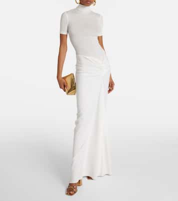 Fusion ruched maxi dress | Christopher Esber