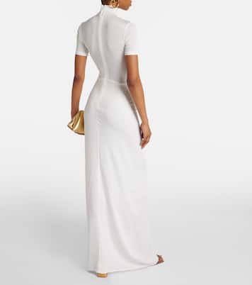 Fusion ruched maxi dress | Christopher Esber