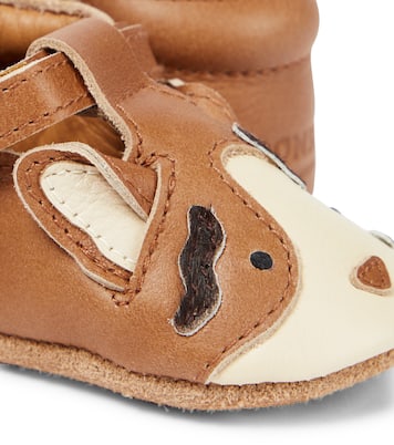 Baby Spark Calico Cat leather shoes | Donsje