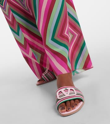 Pantoletten VLogo Signature aus Leder | Valentino Garavani