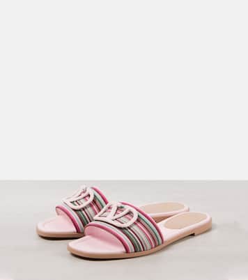 Pantoletten VLogo Signature aus Leder | Valentino Garavani