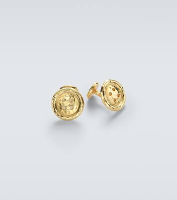 Button 18kt gold cufflinks | Octavia Elizabeth