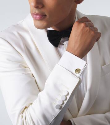 Button 18kt gold cufflinks | Octavia Elizabeth
