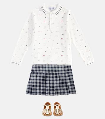 Checked cotton skirt | Tartine et Chocolat