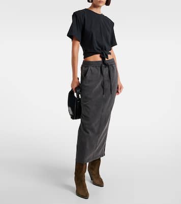 Noreen cotton jersey midi skirt | Marant Etoile