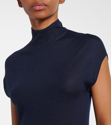 Vestido largo de cachemir | Alaïa