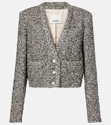 Blazer cropped Gwendoline in tweed | Isabel Marant