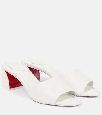 Jane 55 leather mules | Christian Louboutin