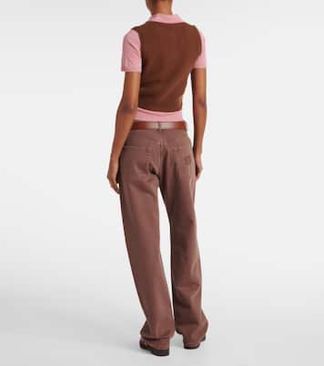 Polo en cachemire et laine | Miu Miu