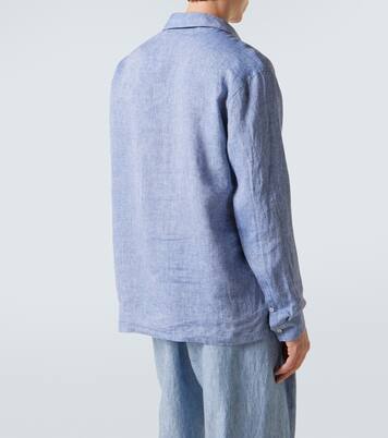 Linen polo shirt  | Giorgio Armani