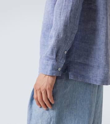 Linen polo shirt  | Giorgio Armani