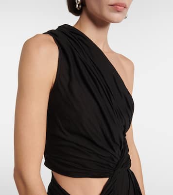 Robe midi DRKSHDW Fog en coton | Rick Owens