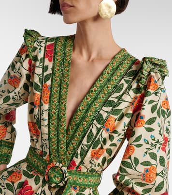 Bedruckter Playsuit aus Baumwolle | Farm Rio