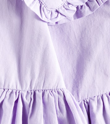 Cherry pleated cotton dress | Jellymallow