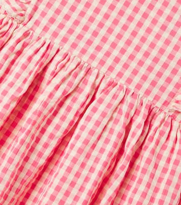 Robe Kim en coton à carreaux | Konges Sløjd