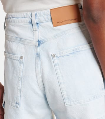 Mid-rise denim shorts | Stella McCartney