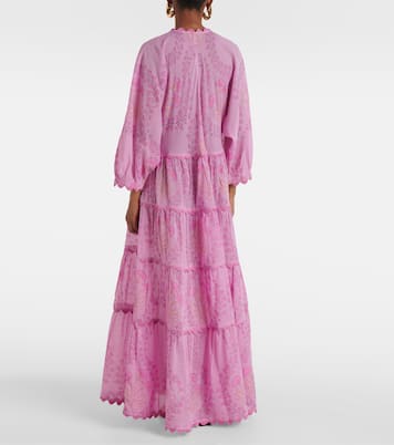 Robe longue en coton imprimé | Juliet Dunn