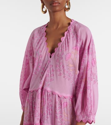 Robe longue en coton imprimé | Juliet Dunn